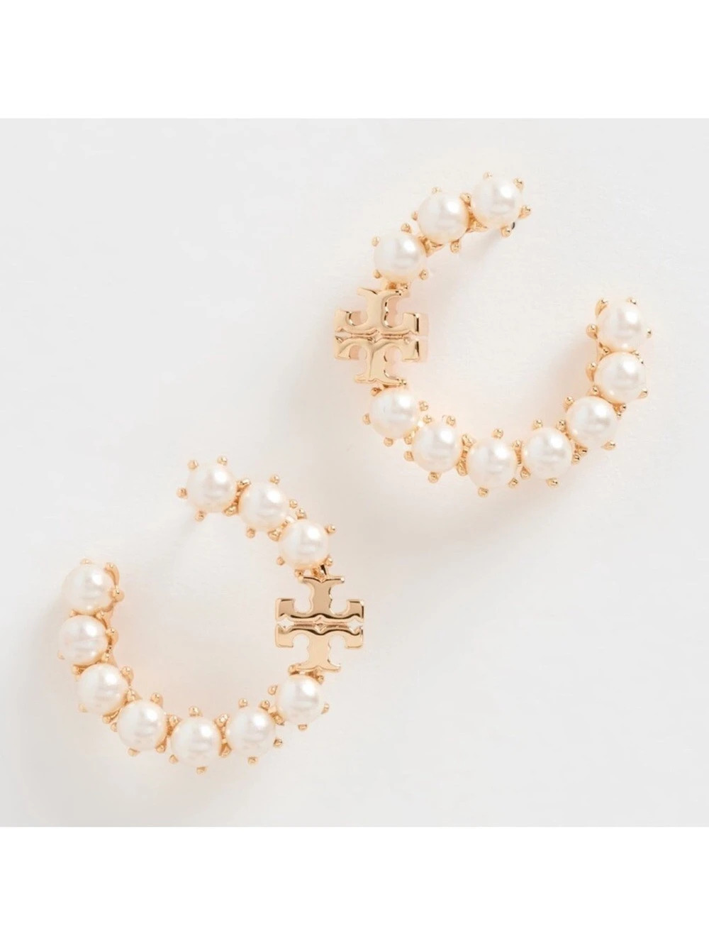 NWOT Tory Burch Kira Pearl Loop Earring